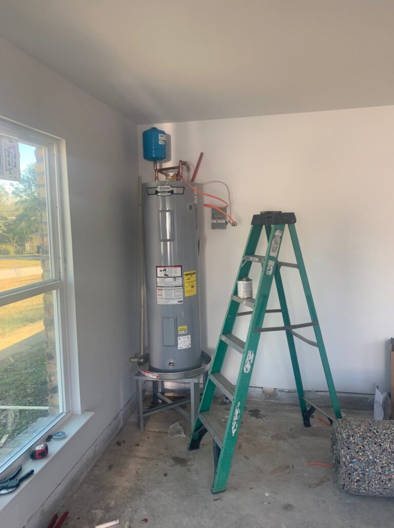 water heater installation