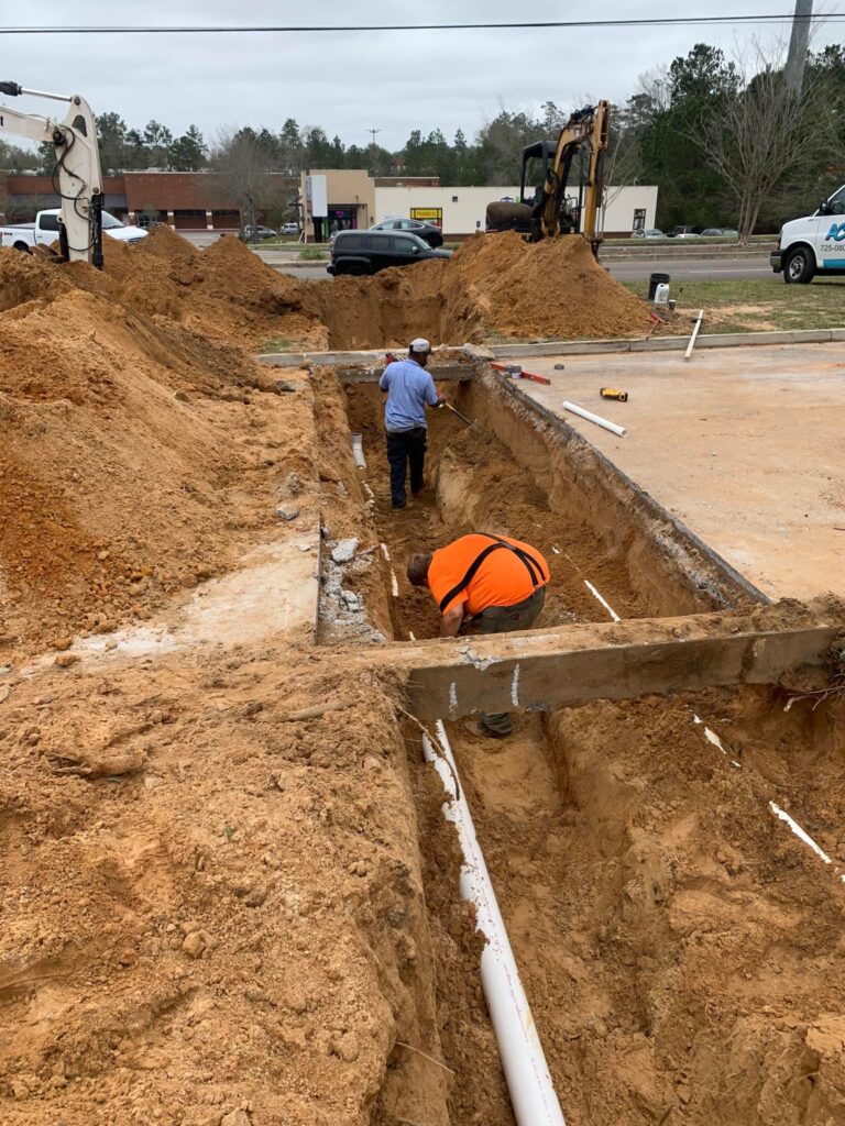 Water line repair in Semmes