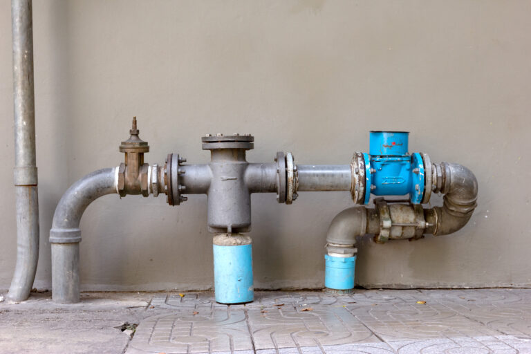 industrial water valve. Commercial plumbing services in Tillmans Corner
