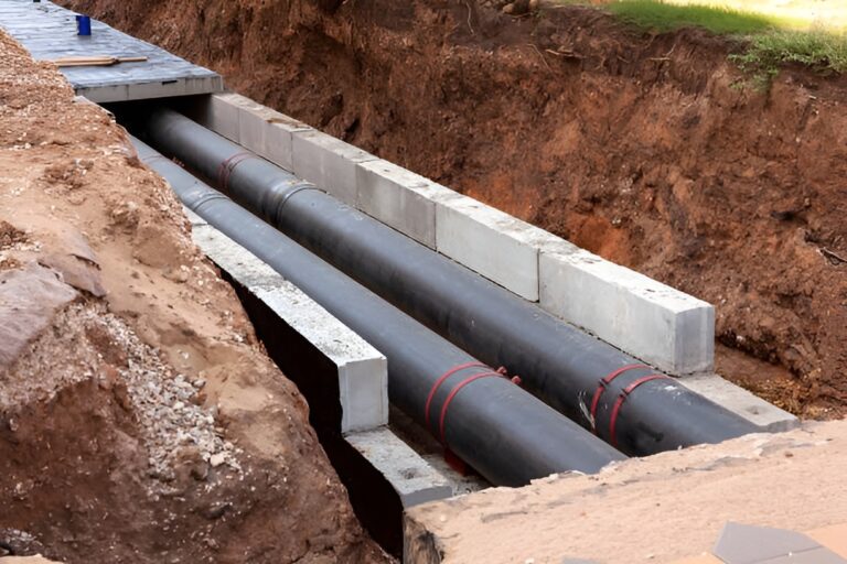 Sewer line replacement in Prichard